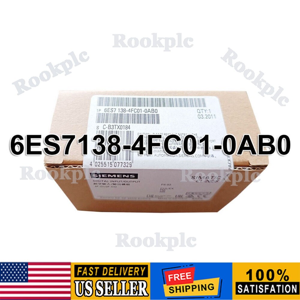 New Siemens Electronics module f. ET200S 6ES7138-4FC01-0AB0 6ES7 138-4FC01-0AB0