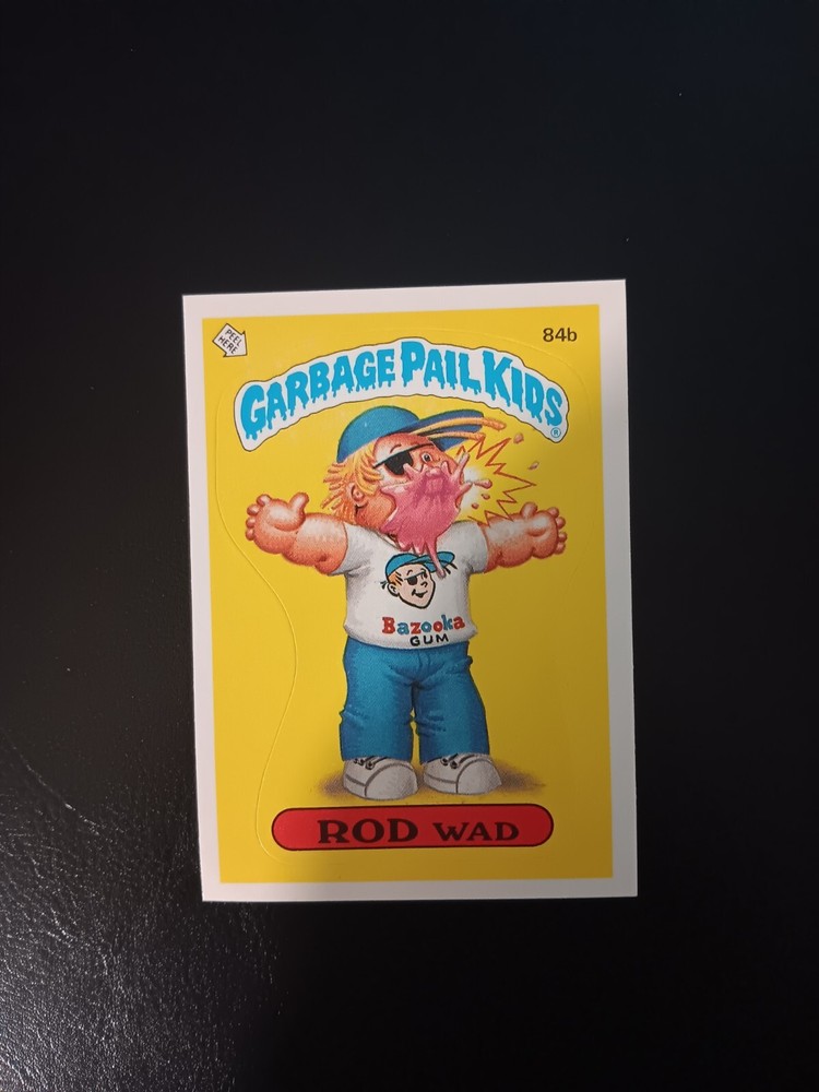 1986 Topps Garbage Pail Kids Series 3 Rod Wad #84b PSA 7