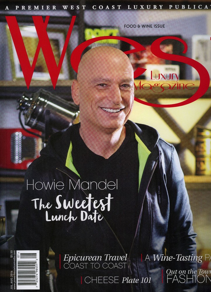 WEST LUXURY MAGAZINE HOWIE MANDEL COVER JULY / AUGUST. 2016