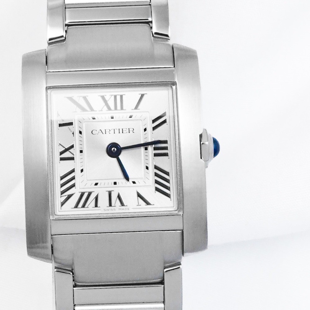 CARTIER Tank Francaise Current SM SS Silver Dial SS Women Watches Watch