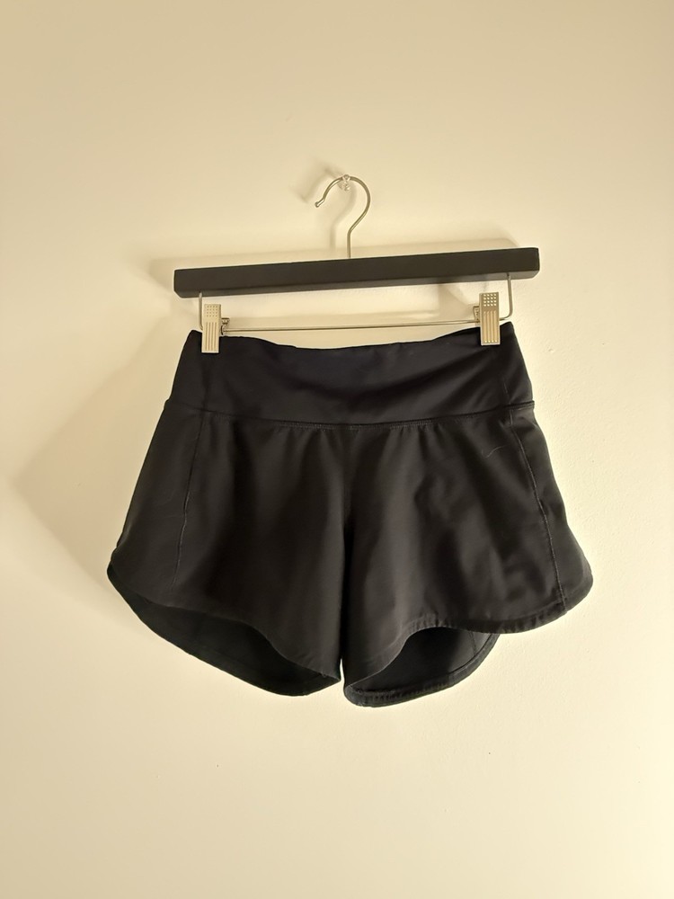 ✿ Lululemon Speed Up Shorts Black Size 2 | Running Athletic Lightweight