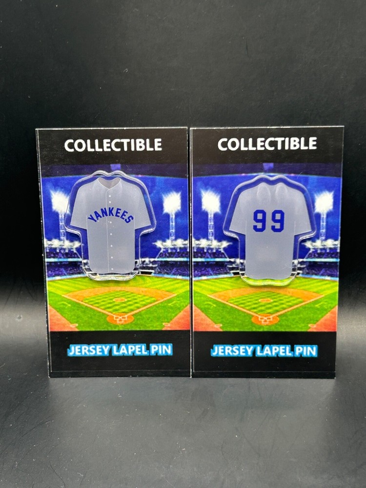 New York Yankees Aaron Judge throwback styled jersey lapel pins-Numbah 99