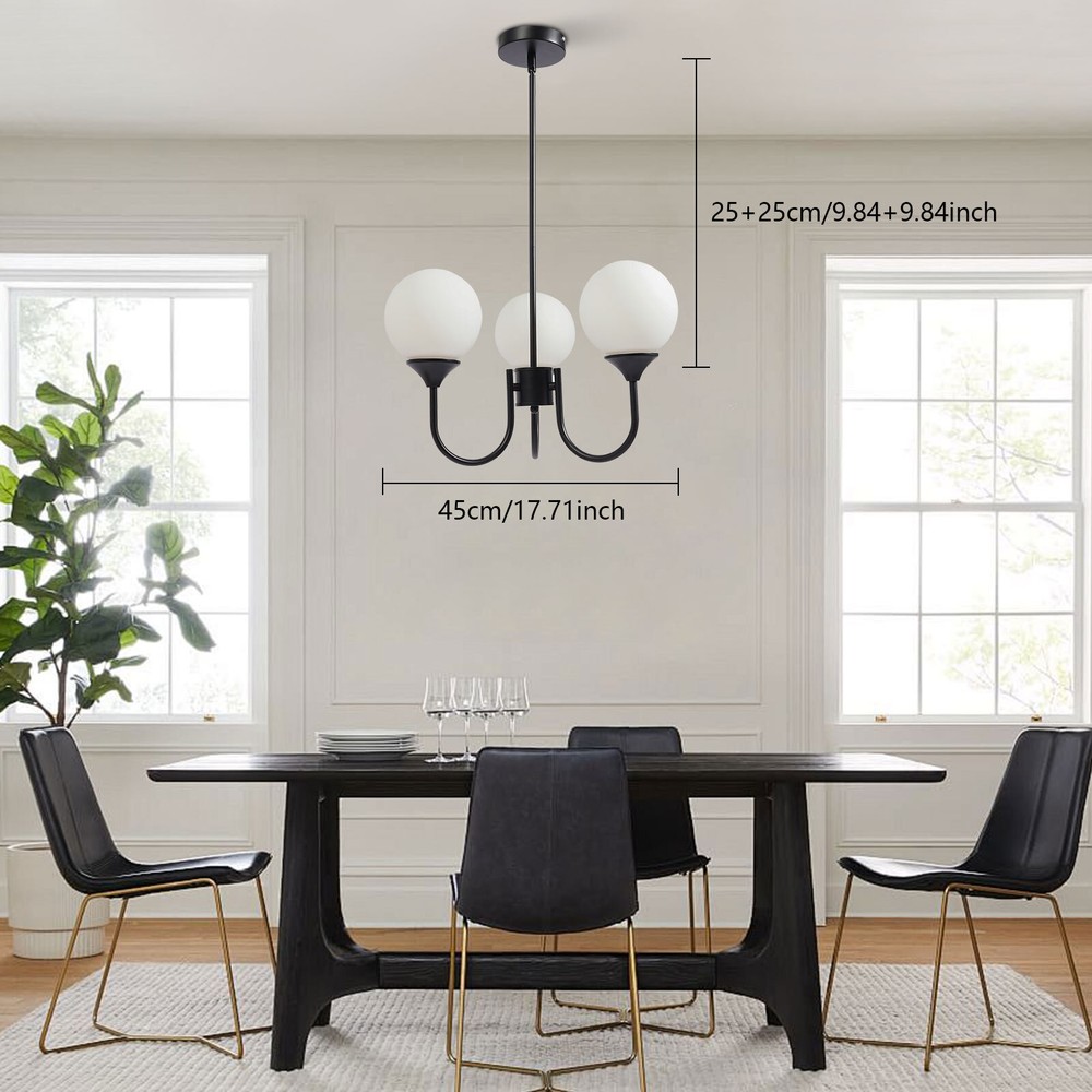 3-Light Indoor Ceiling Fixture for Bars and Aisles  