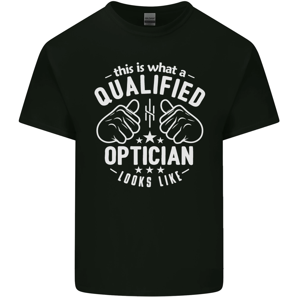 A Qualified Optician Looks Like Mens Cotton T-Shirt Tee Top