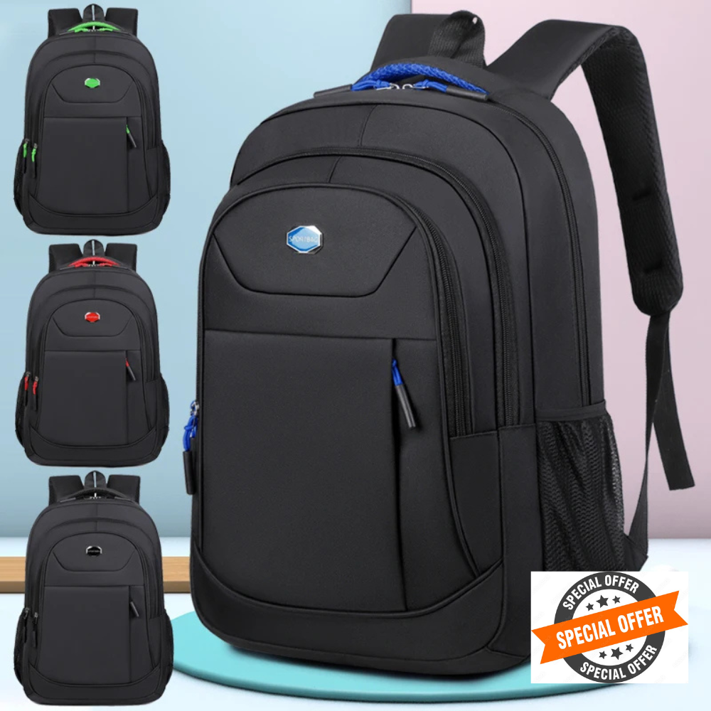 Men's Backpack Waterproof Business Computer Bag High School Student Backpack