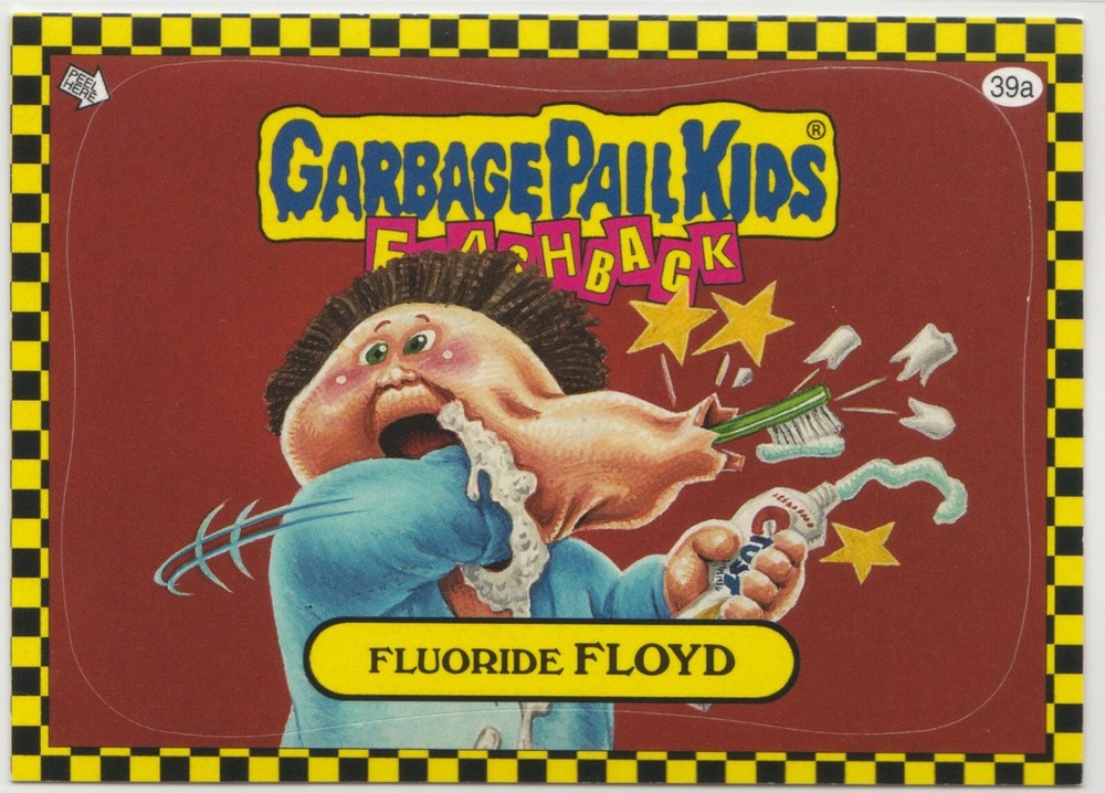 Fluoride Floyd 39a Garbage Pail Kids GPK 2010 Flashback Series 1 FB1 Trading Card