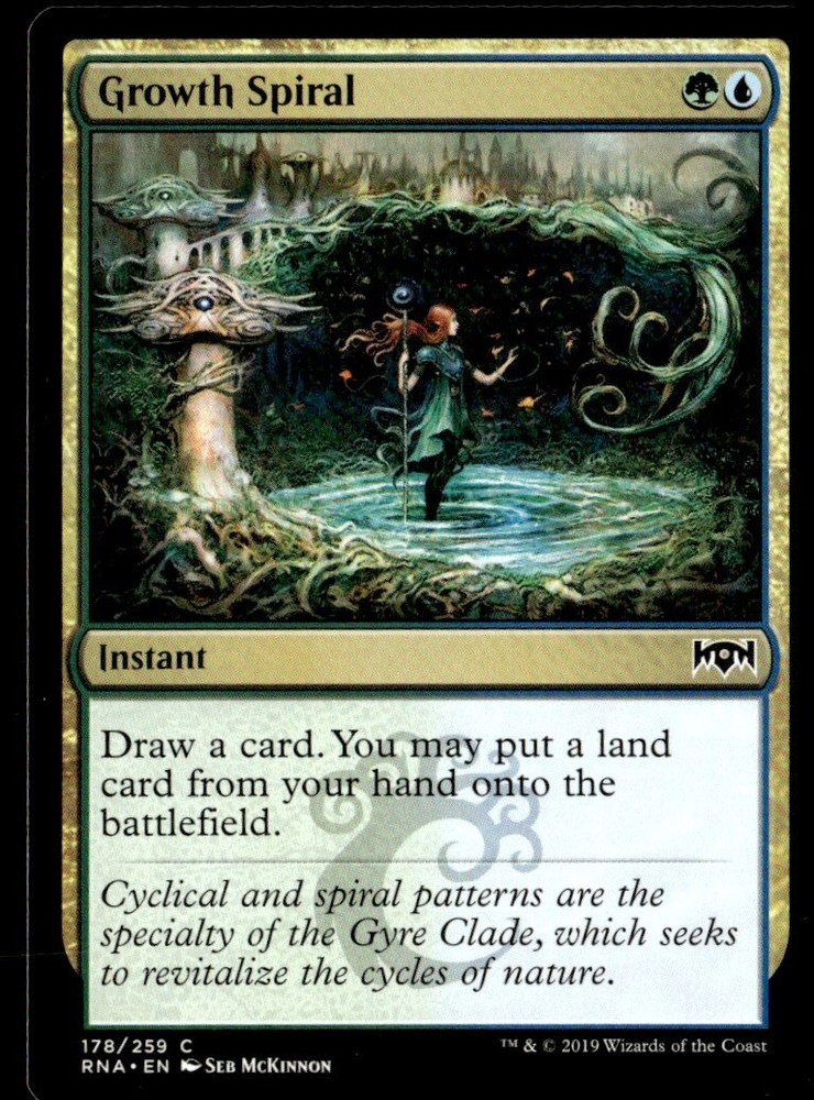 2019 Ravnica Allegiance Promos Growth Spiral Promo/Common #178