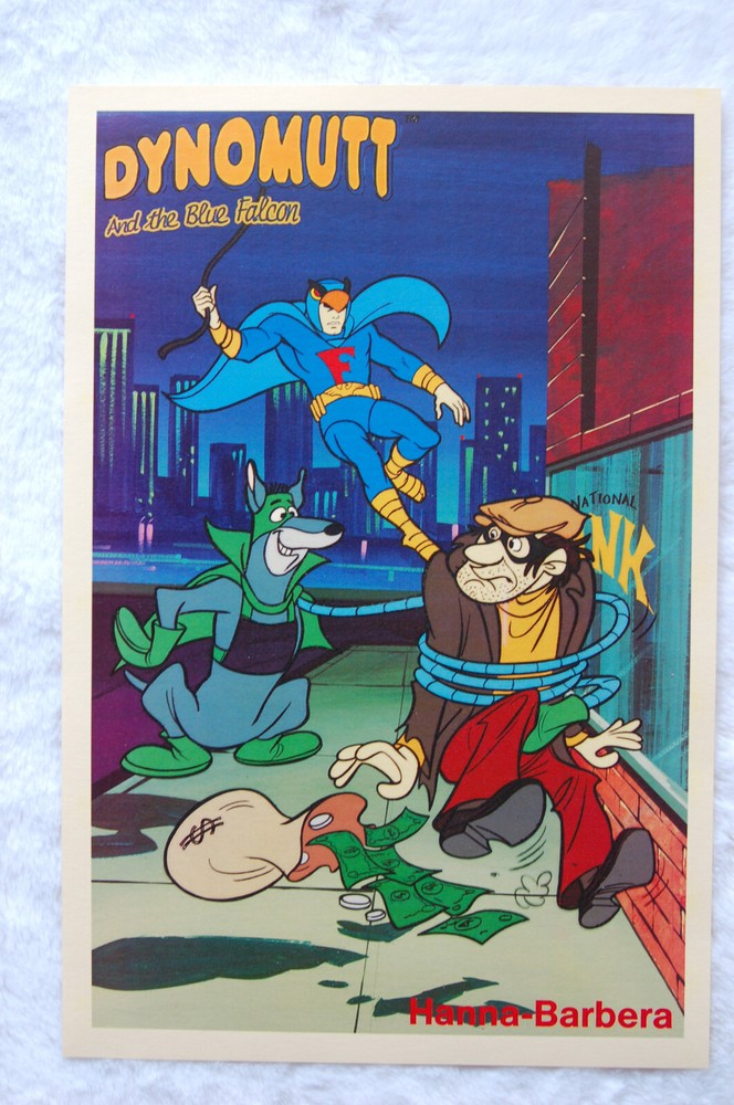 The Blue Falcon and Dynomutt TV Show Promo Poster