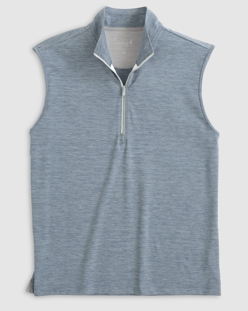 johnnie-O Caleb Performance 1/4 Zip Vest Lake Size L