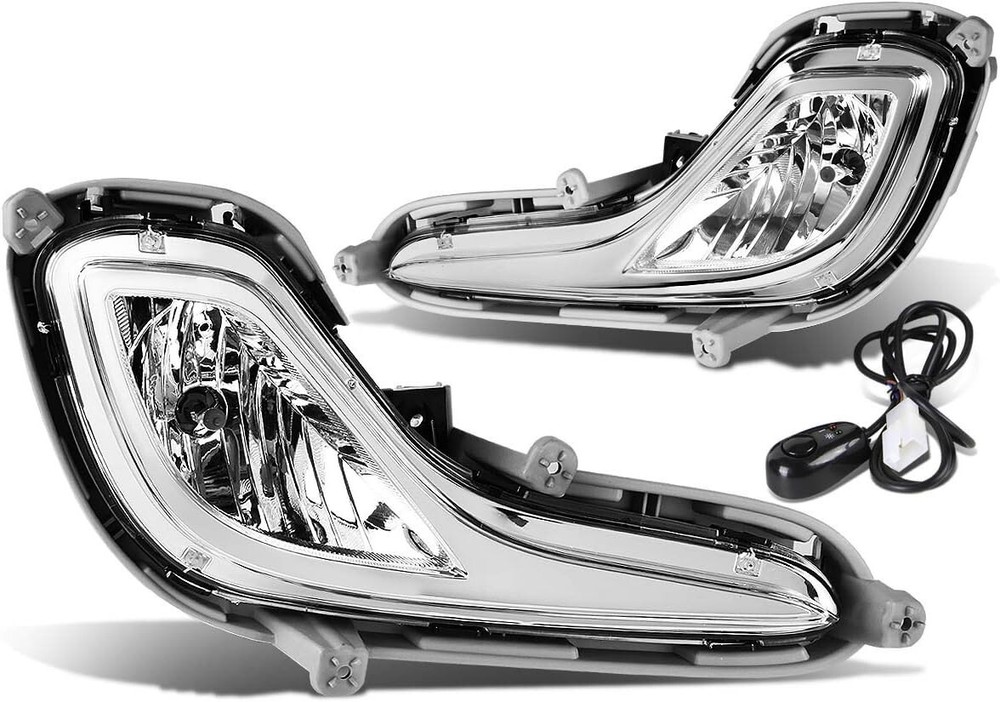 Premium Waterproof Fog Light Set for Hyundai Accent 12-14 - Easy Installation