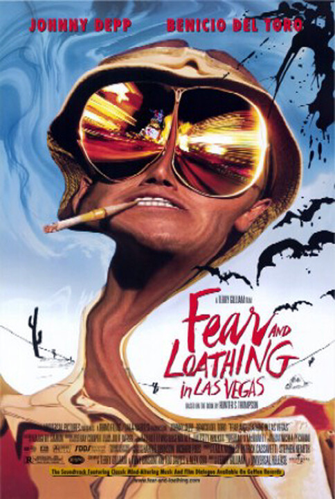 Fear and Loathing in Las Vegas (1998) original movie poster - d-sided - rolled