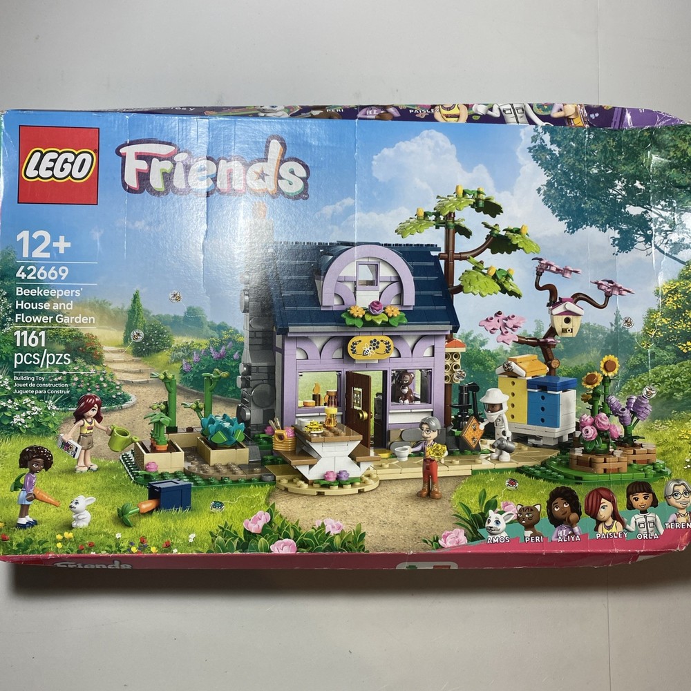 LEGO Friends Beekeepers House and Flower Garden 42669 Damaged Box