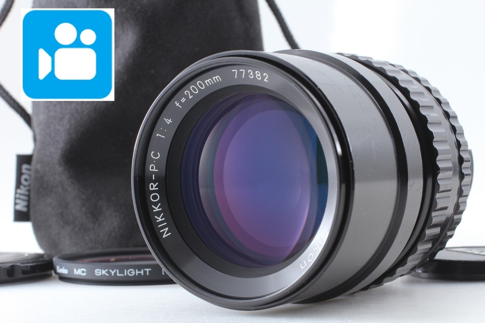 🎦👀[N MINT] Nikon Nikkor-P.C 200mm F4 Telephoto For Bronica S2 EC From JAPAN