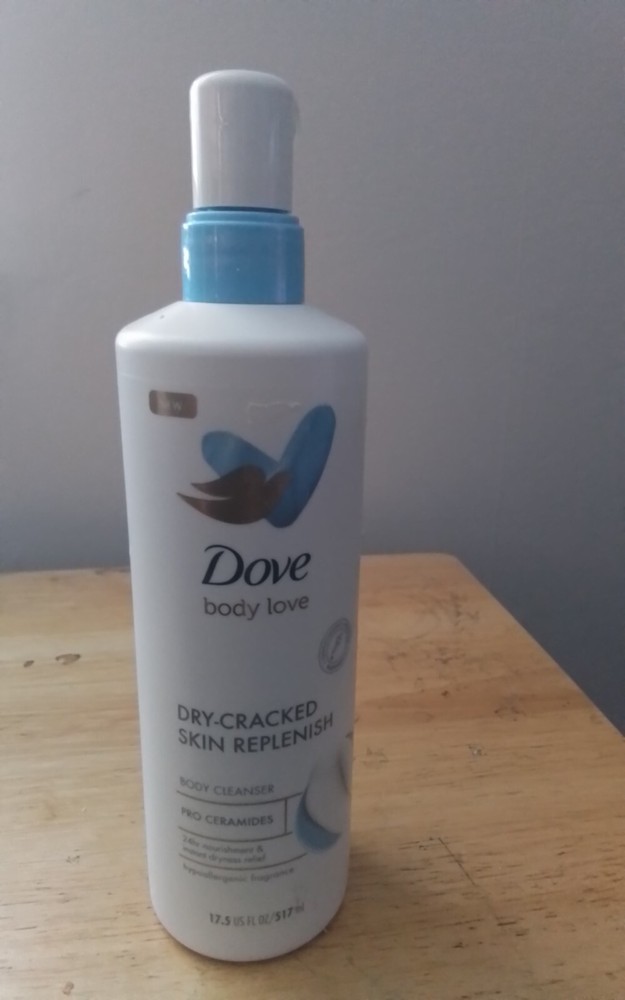 Dove Body Love, Dry-Cracked Skin Replenish Body Cleanser, 17.5 fl oz