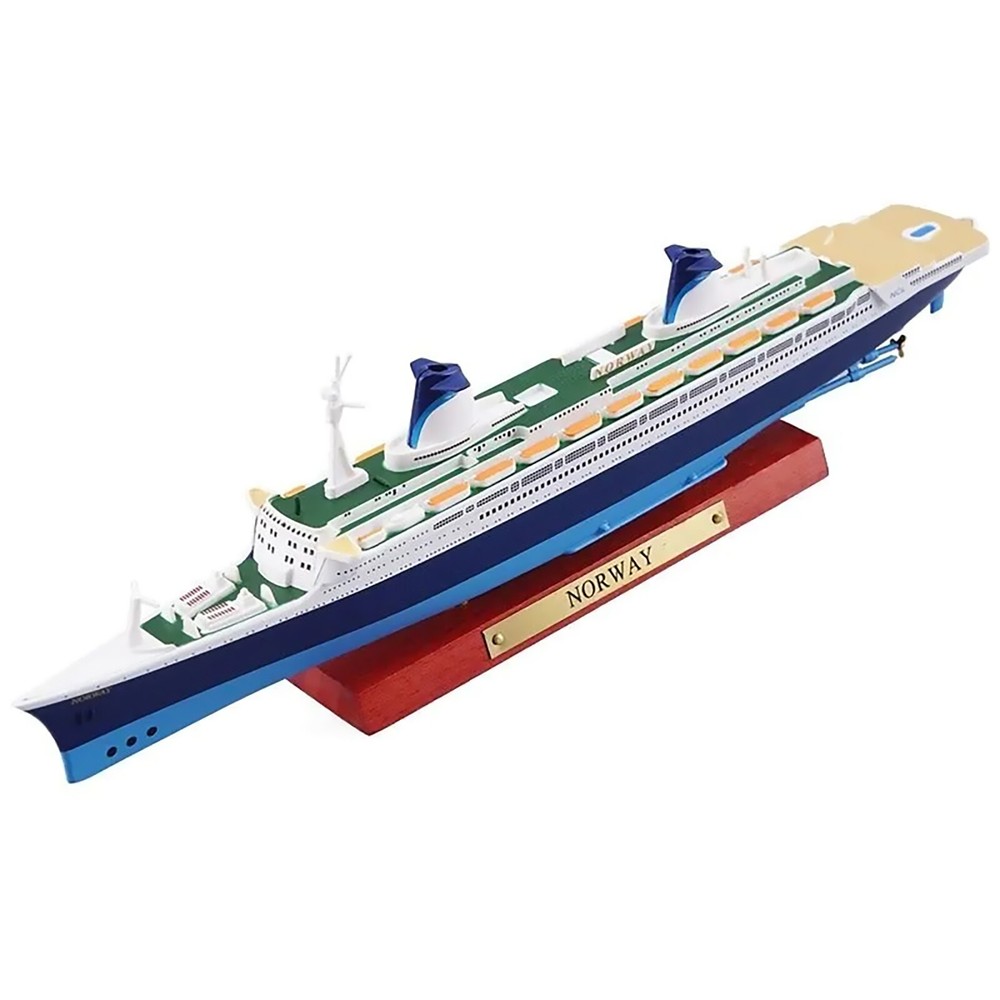 Alloy 1/1250 Scale RMS Norway Cruise Ship Finished Model Toy Collection Decor