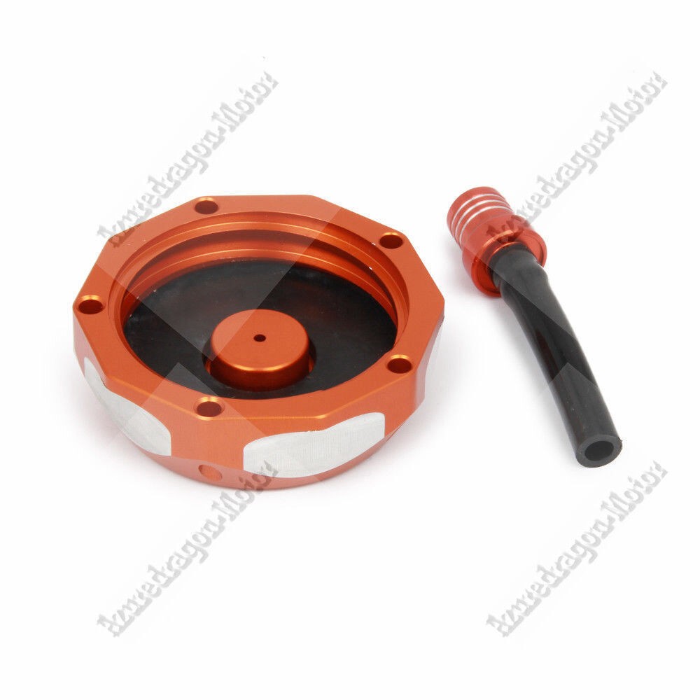 Gas Fuel Tank Cap Cover Fit For 105 SX 2004 Orange For KTM EXC MXC SX 50-525