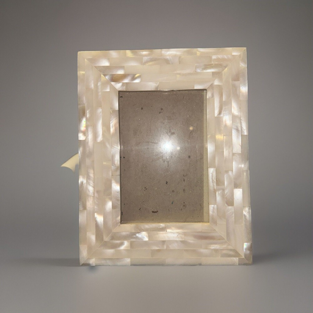 Neiman Marcus The Jws Collections Blue Mother-of-Pearl Picture Frame