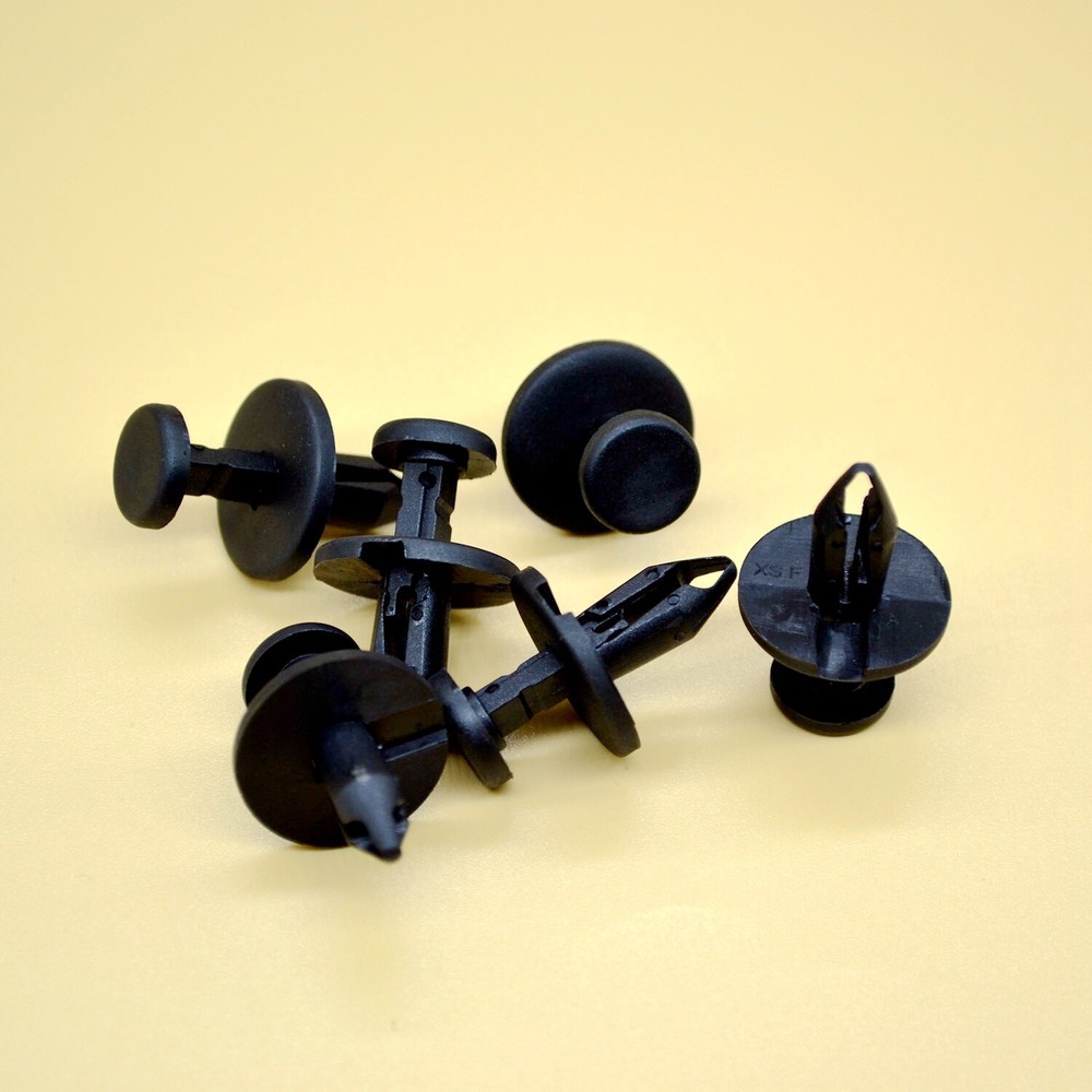 10pcs Side Radiator Shield Push Type Retainer Clips Compatible with Chrysler