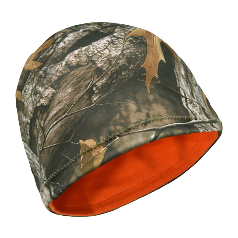 Men's Warm Polar Fleece Camouflage Beanie for Outdoor Hiking