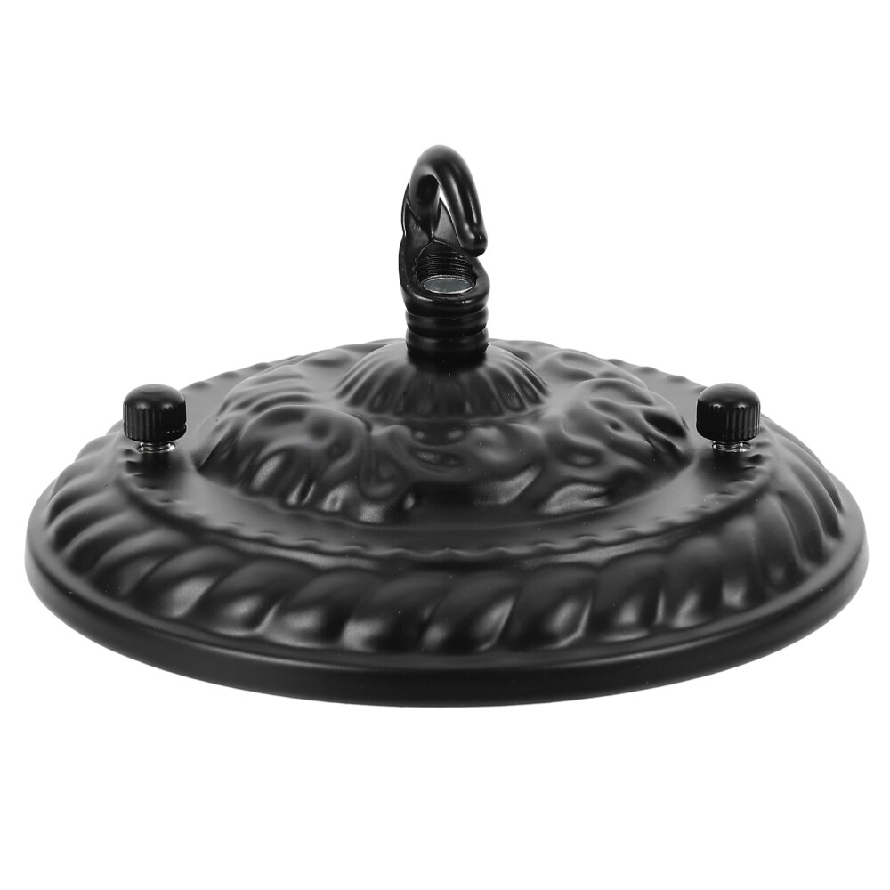 Black Ceramic Canopy Lamp Shade Chandelier Hook Decoration Hanger Lantern