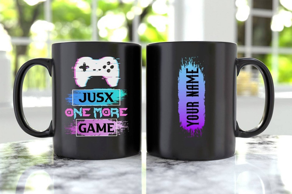 Personalized Video Gamer Mug Video Game Lovers Cup Funny Gift For Gamer Game
