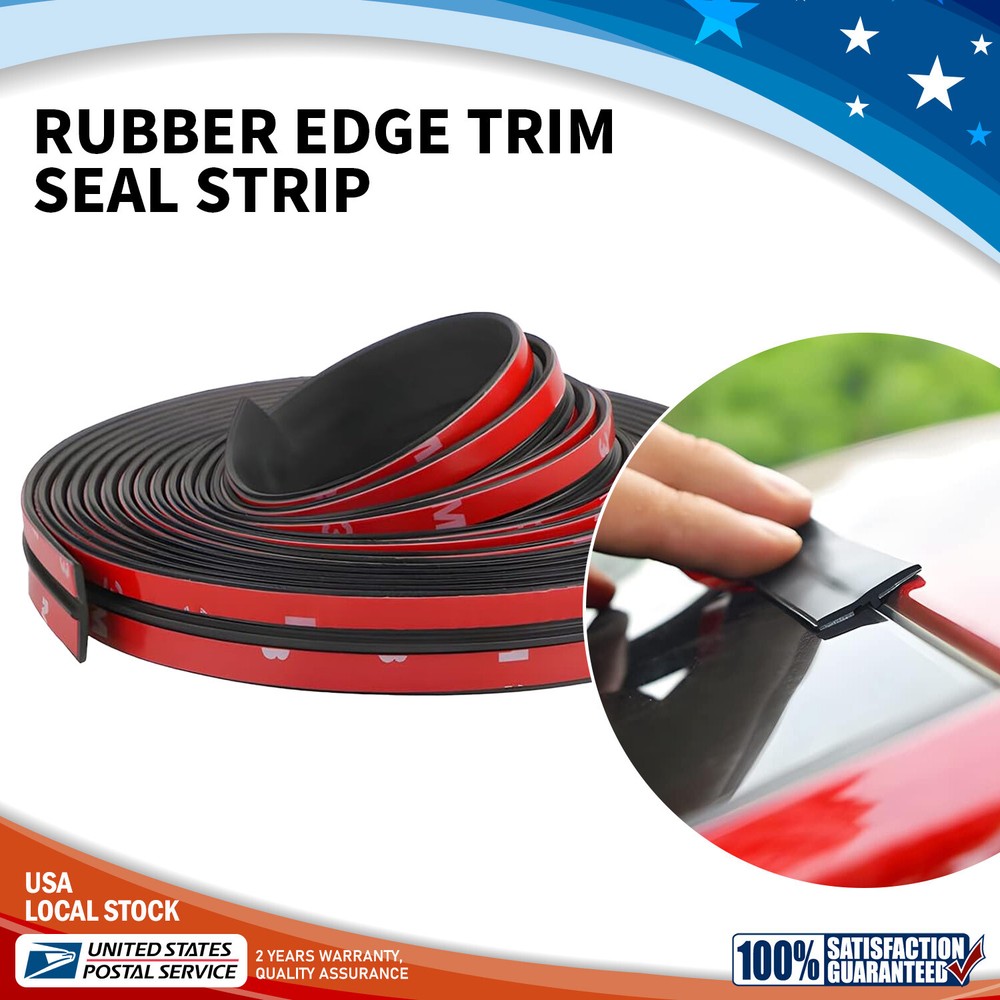 3M EPDM Rubber Car Door Edge T-Shape Seal Strip Guard Protector DIY Accessories