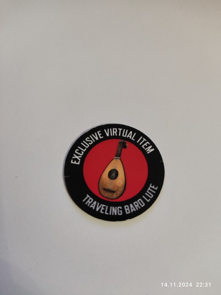 Traveling bard lute | roblox toy code series 12