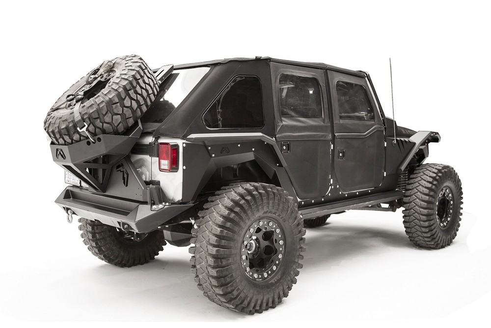 Fab Fours JK1005-1 Fender Flare Compatible with 07-24 Jeep Wrangler JK & JL