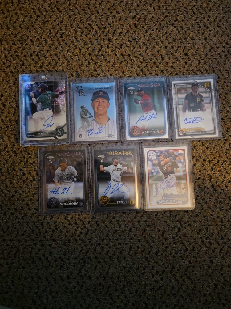 2024 Topps Chrome Auto Lot