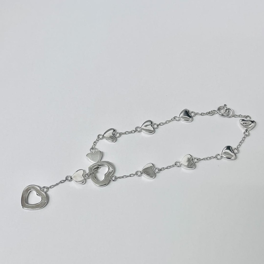 Tiffany Inspired Heart Bracelet in Sterling Silver SV925 Perfect Gift for Women