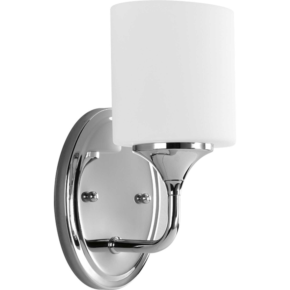 Chrome Progress Lighting P2801 Lynzie 11-Inch Bathroom Sconce Light  