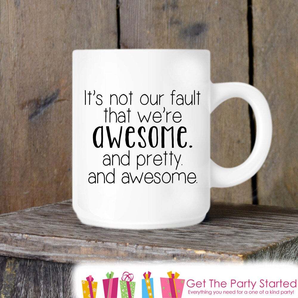 Humorous Quote Coffee Mug Novelty Ceramic Cup with Fun Design
