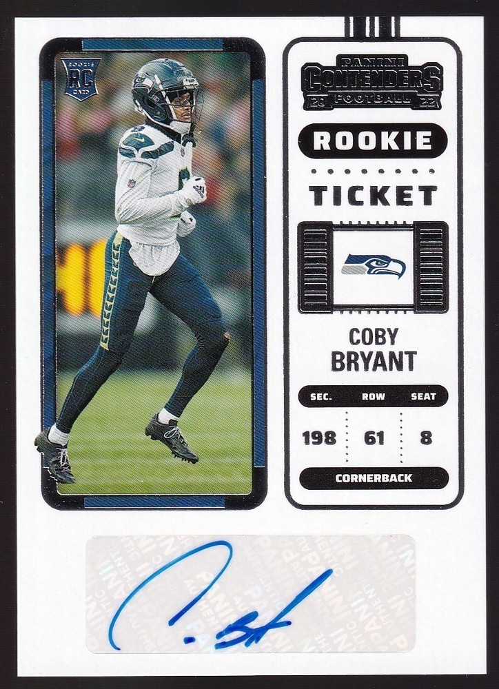 2022 Panini Contenders Rookie Ticket Auto RC Coby Bryant #203