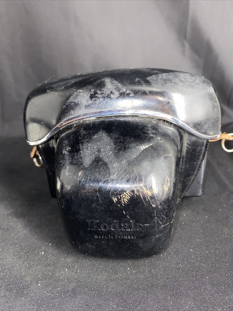 KODAK Black Leather Camera Case for Retina Reflex III, IV