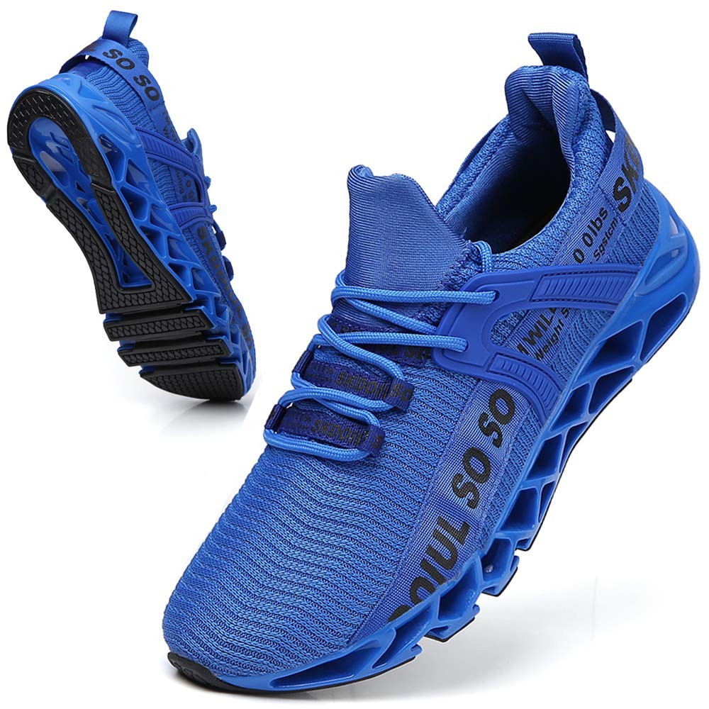 SKDOIUL Sport Walking Shoes for Men mesh Breathable Comfort 11, A59 Navy Blue