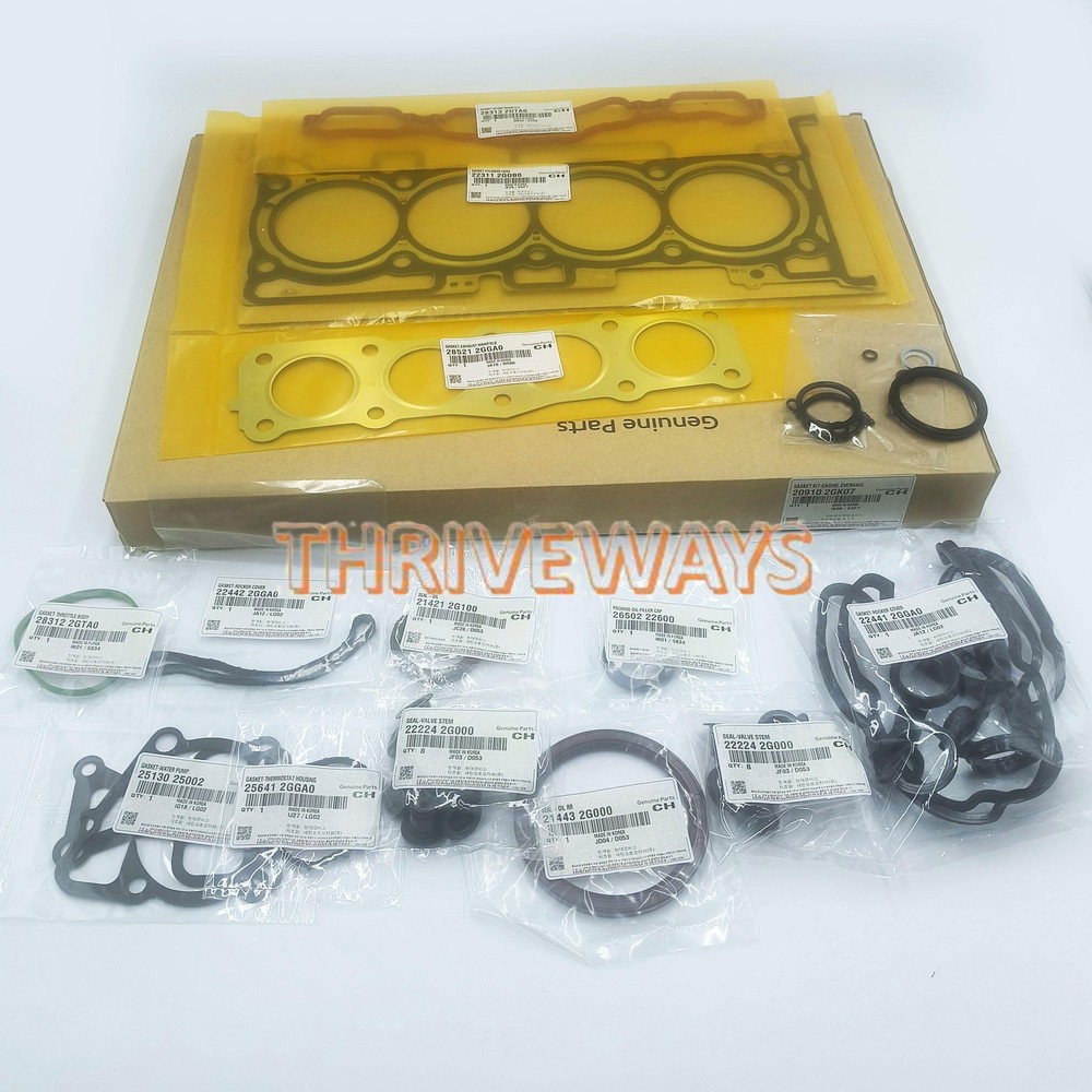 OEM Kia Optima Sorento Hyundai Tucson 20910-2GK07 Overhaul Gasket Kit