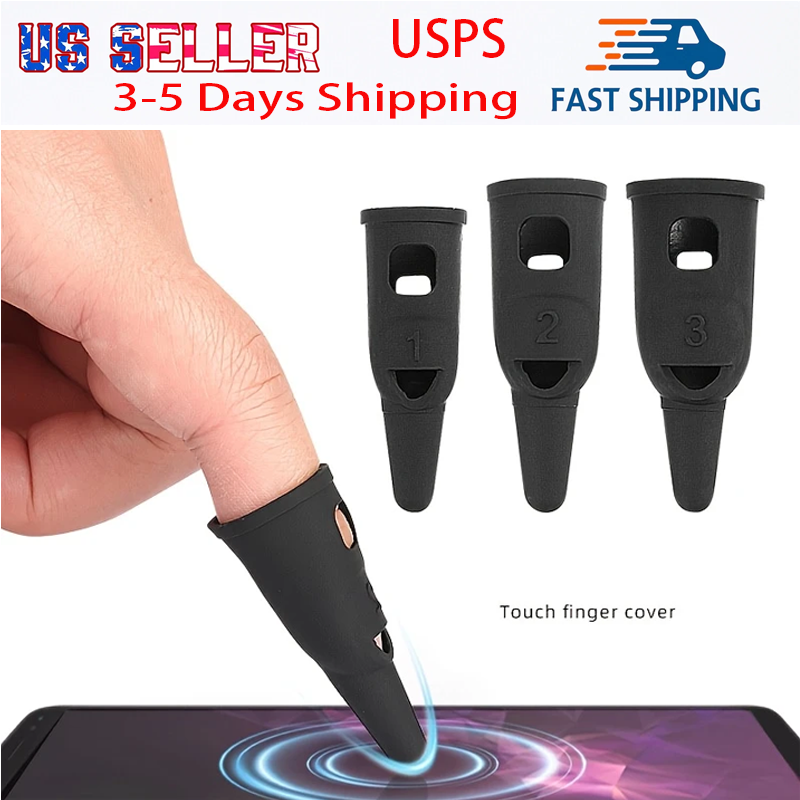 Silicone Touch Screen Finger Covers for Gaming Painting and Handwriting – Breathable Design  