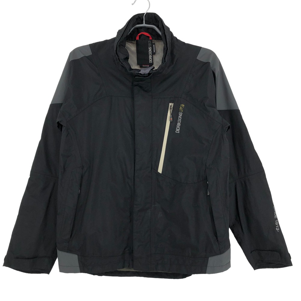 Didriksons Men's Storm System Hooded Jacket Coat Size M