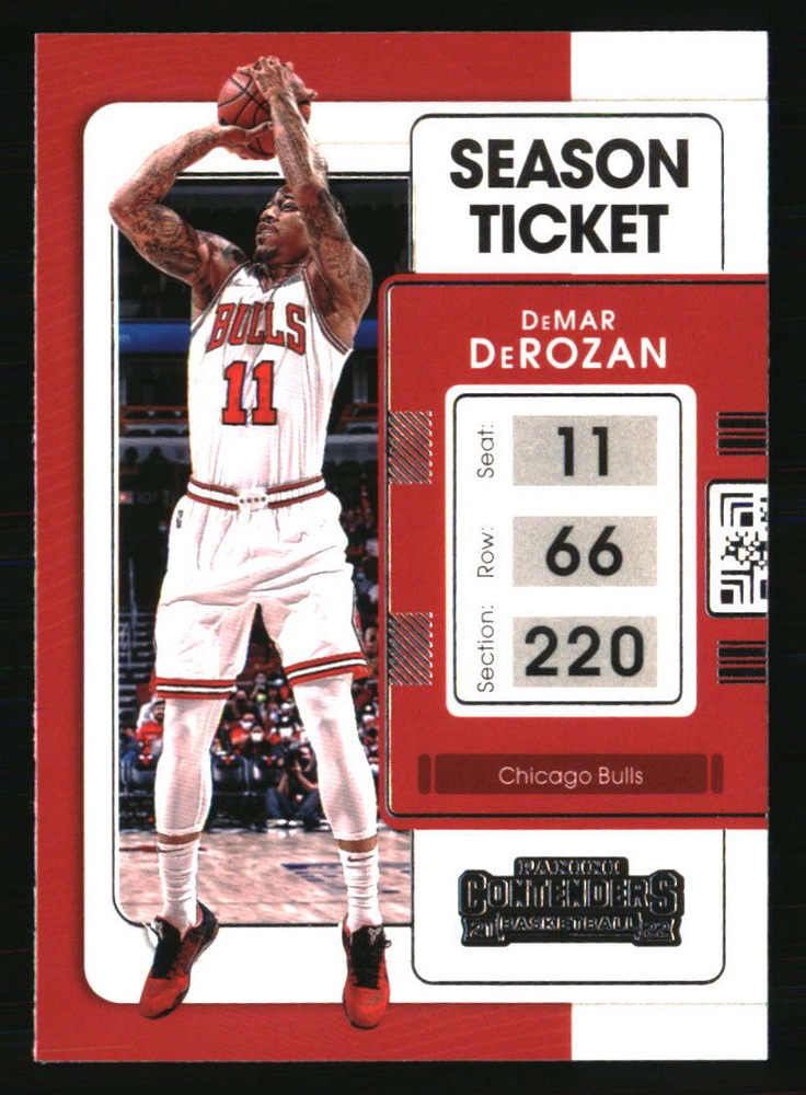 DeMar DeRozan 2021-22 Panini Contenders Basketball Card #56