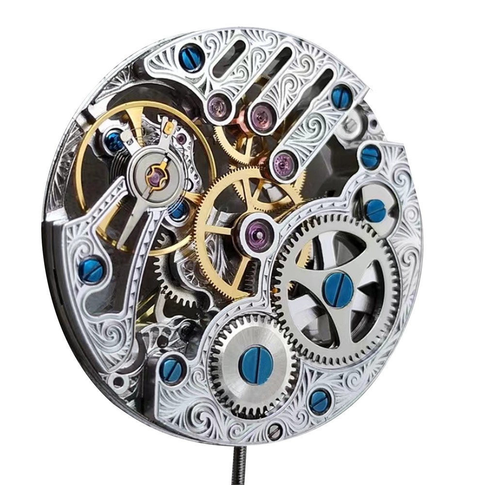 21600bph Skeleton Handwind Manual Watch Movement For Seagull ST3620K ETA 6498