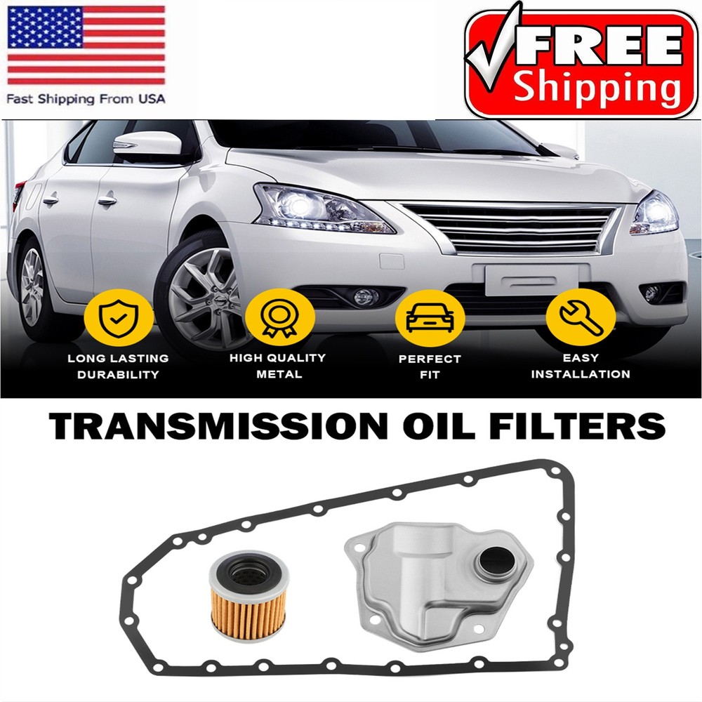 Auto Transmission Filter Oil Pan Gasket For Kit Nissan Rogue Altima Juke 2007-18