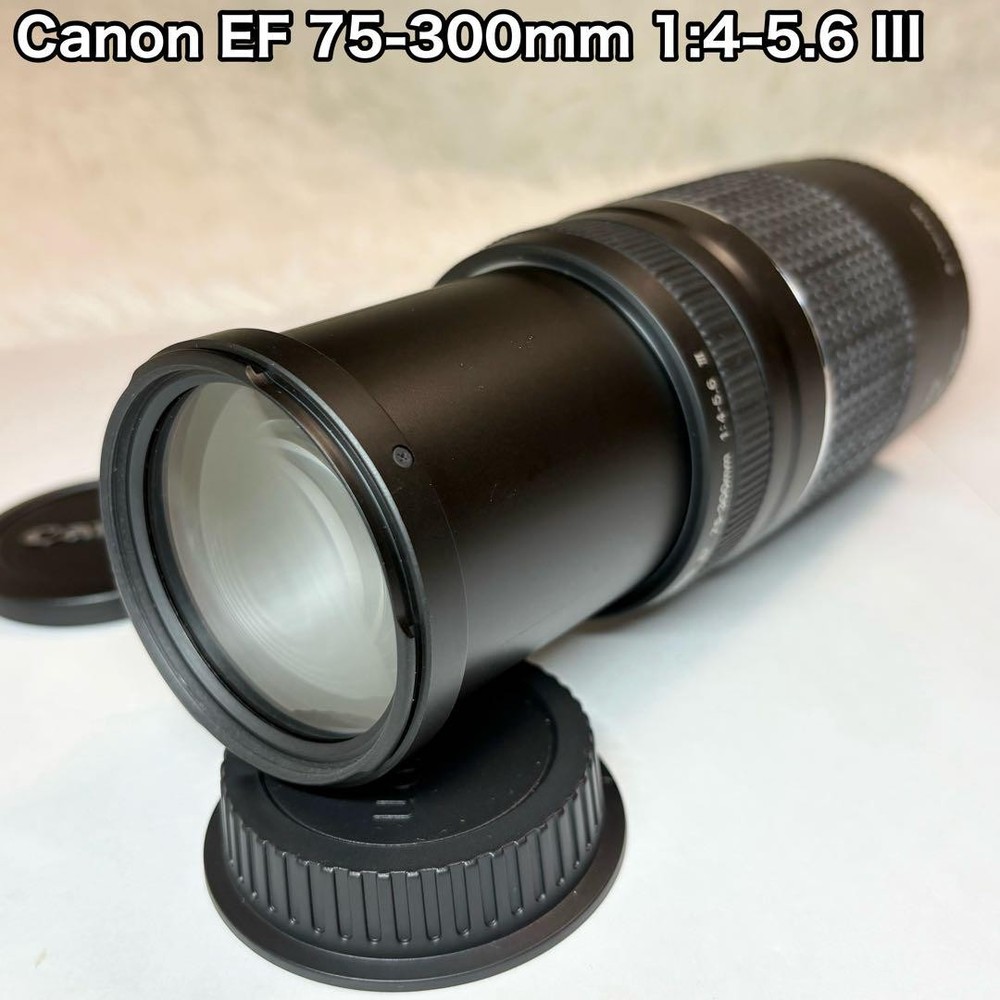 Canon EF 75-300mm f4-5.6 III Telephoto Zoom Lens Pre-Owned