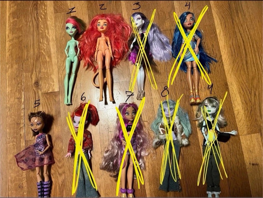 monster high doll lot used