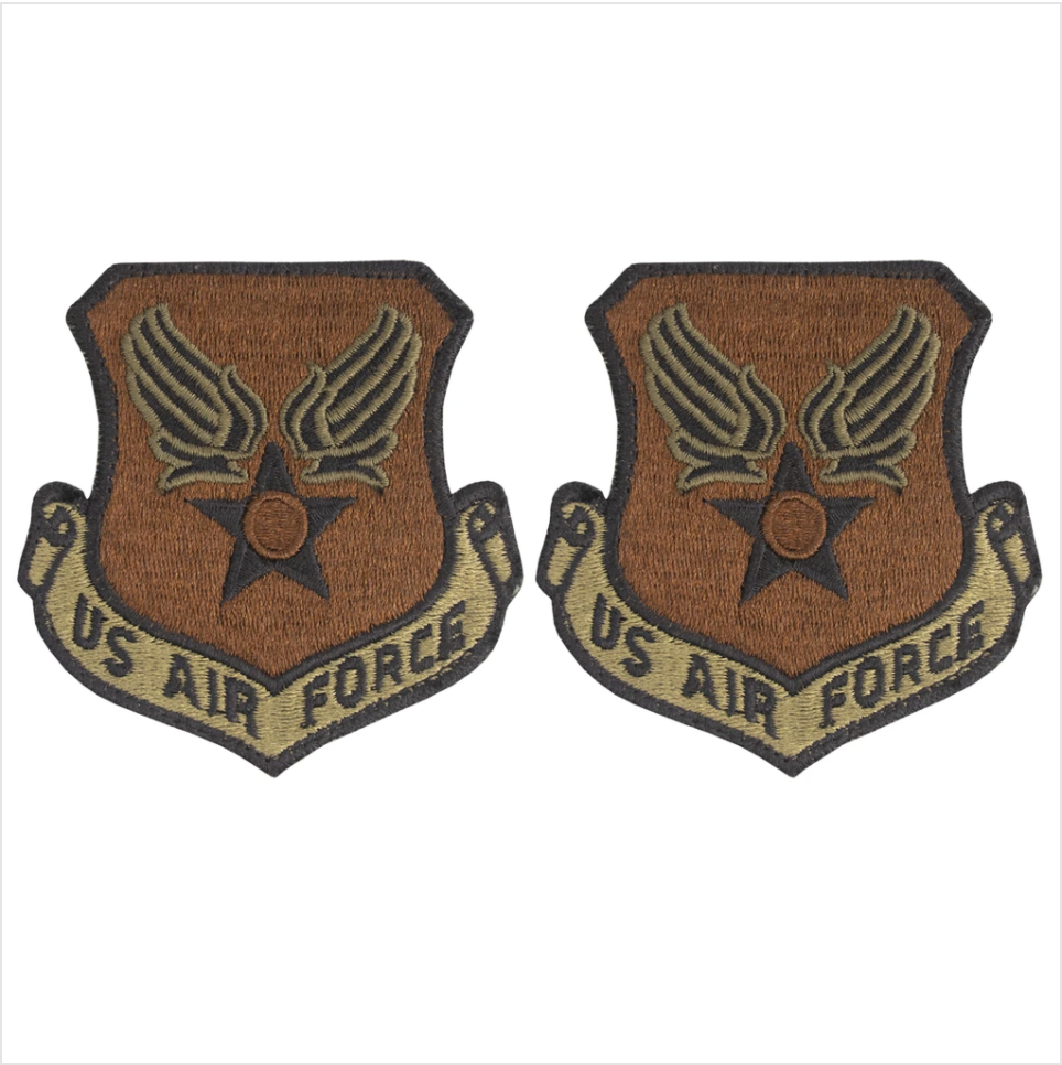 GENUINE U.S. AIR FORCE PATCH: US AIR FORCE - OCP WITH HOOK