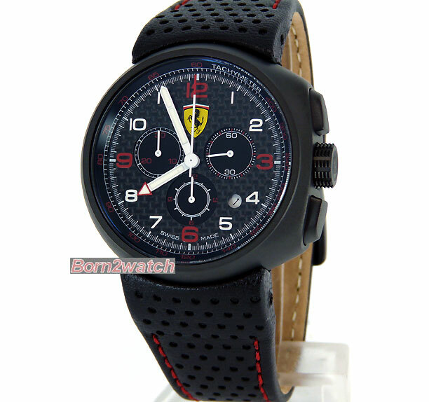 FERRARI FE-10-IBP-CP-FC MEN SWISS MADE CHRONO LEATHER *SUPER CLEARANCE SALE*-image