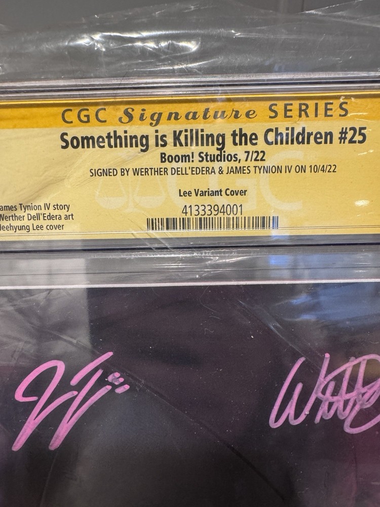 BOOM! Studios Something Is Killing the Children #25 CGC 9.8 Lee Variant Signed