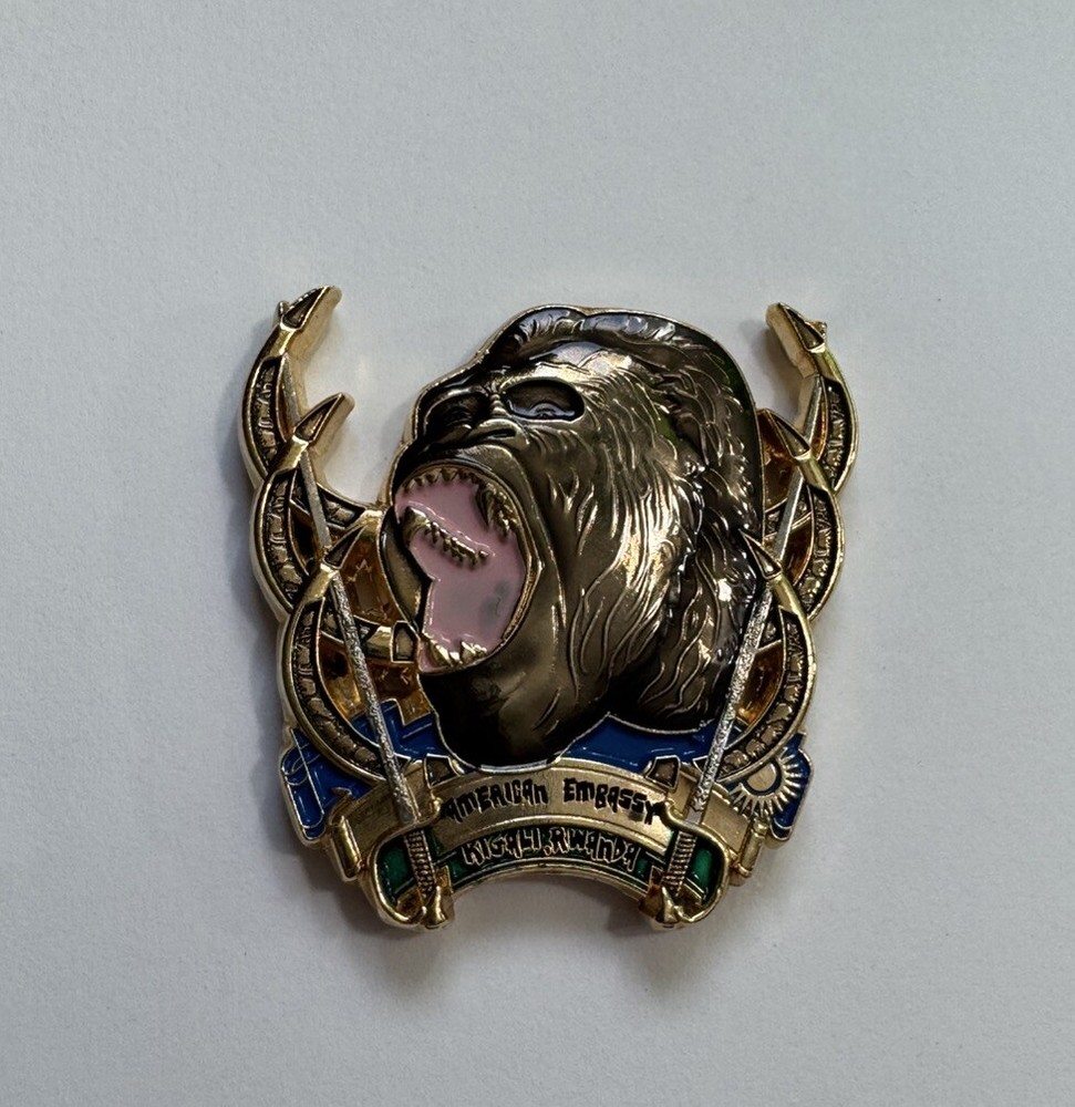 CHRISTMAS SALE - Marine Security Guard Detachment Kigali, Rwanda Challenge Coin-image