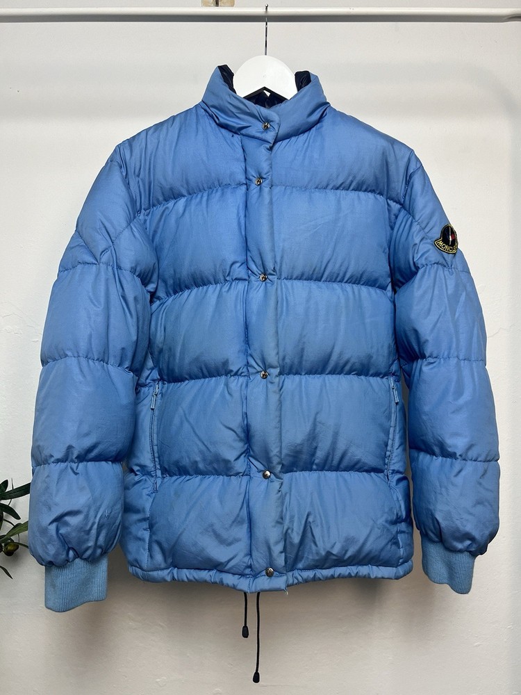 Vintage Light Blue Moncler Down Puffer Jacket