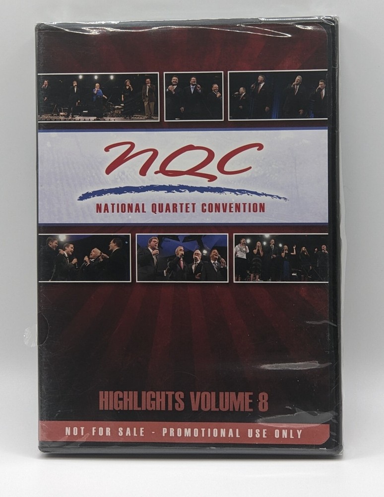 National Quartet Convention Highlights Volume 8 Promo DVD Southern Gospel Sealed