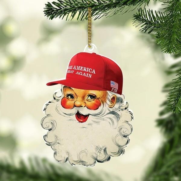 Donald Trump MAGA Christmas Ornament  Donald Trump President 2024 Ornament Gift